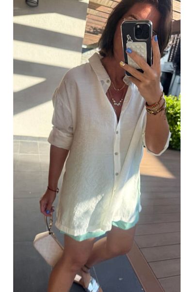 SHOP MY New Model Shirt with Side Slits