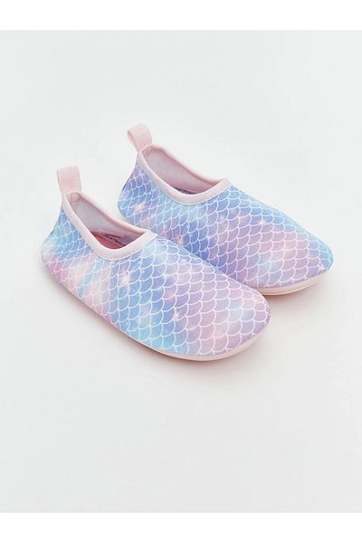 LC Waikiki Lcw Steps Blue Patterned Baby Girl Sea Shoes
