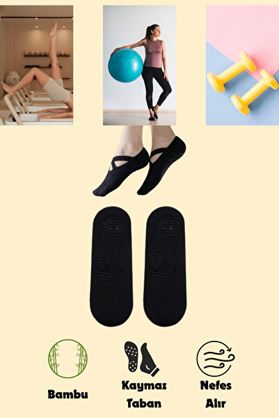 stellare جوارب باليه نسائية من الخيزران غير قابلة للانزلاق من السيليكون مطبوع...