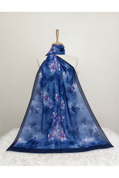 REMOMODA Patterned Italian Koton Soft Shawl High Quality Moose-Soft