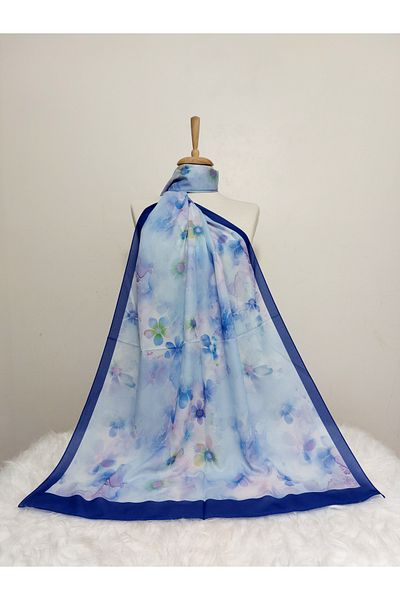 REMOMODA Patterned Italian Koton Soft Shawl High Quality Moose-Soft