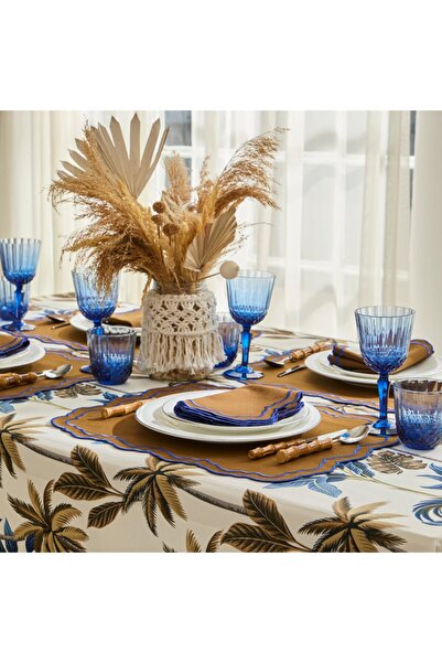 Giqu Home Kahverengi Pierre Amerikan Servis 2 Adet