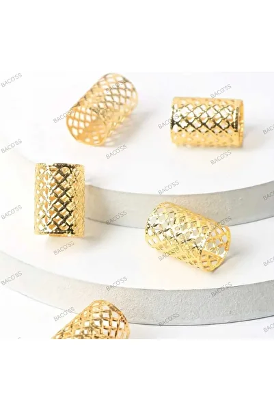 Bacoss Bohemian Hair Ring-Hair Earring Set Cylinder Model 5-Piece Hair Charms (Bc-1221)