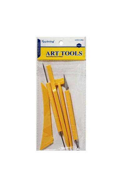 Art Tone Plastic Ceramic Plasticine Modeling Set 5 Pack
