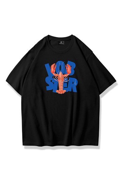 Trendiz Unisex Λαχτάρα Bold Tshirt Μαύρο