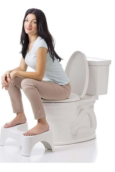 Generic Comfortable Squat Stool for Western Toilet – Portable and Sturdy Footstep Stool for Potty Training