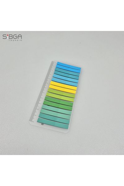 sibga tasarım Thin Strip 320 Sheets Transparent Color Postit Post-It Post It. Bookmark Bookmark Postit Sticker