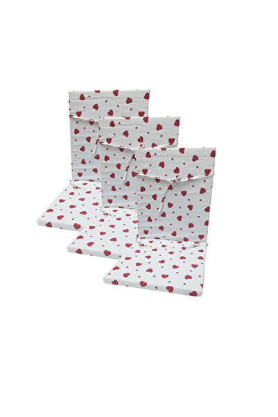 GÜLLÜCE HOME 3'lü kalp desenli (40/87/3 cm)sünger dolgulu arkalıklı fermuarlı...