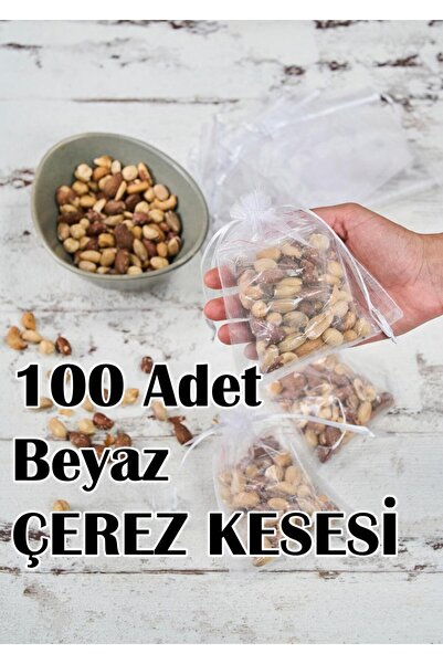 Dantelux 100 Adet Klasik Tül Çerez Kesesi (15x12 cm)