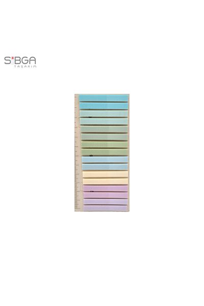 sibga tasarım Thin Strip 320 Sheets Transparent Color Postit Post-It Post It. Bookmark Bookmark Postit Sticker