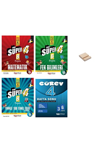 Nitelik Yayınları 4. Sınıf Süper Matematik Fen 100 Temel Eser ve Görev Hafta ...