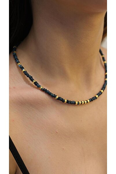 Jerie Colorful Necklace with Gold Detail