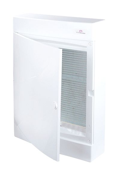 Eti Multimedia panel, 54 modules, surface-mounted, IP40, white, white door, ECT 3x18MEDIAPO, 001100211,