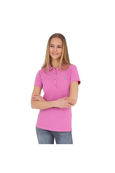 U.S. Polo Assn. يو اس بولو اسنتي شيرت نسائي نحيف50280057-VR037