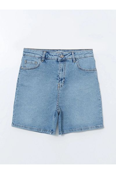 LC Waikiki Pantaloni scurti de jeans pentru femei, slim fit
