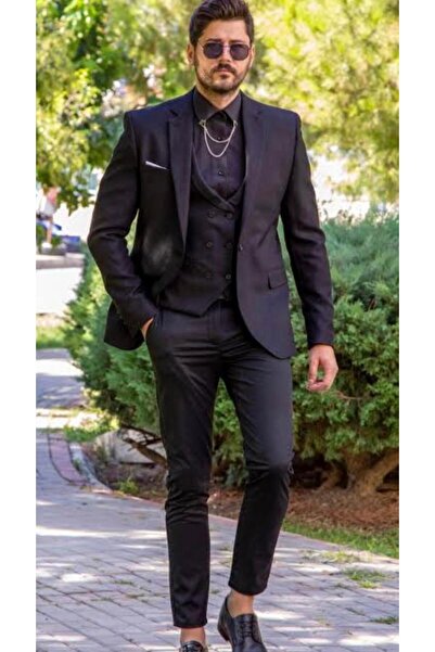 MISTER MR.PAPYON FASHION Erkek Slim Fit Takım elbise
