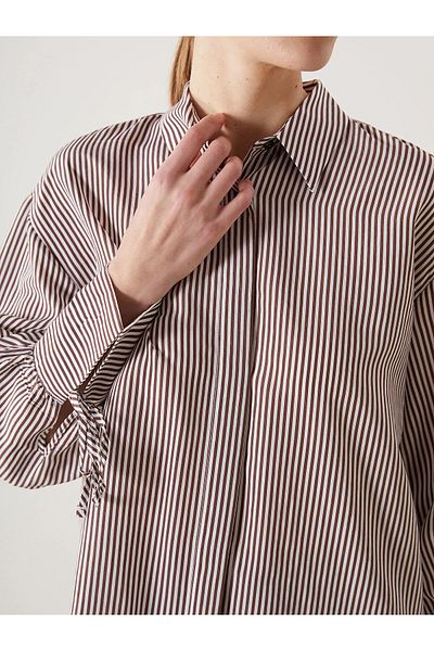 LC Waikiki Striped Oversize Women's Shirt Tunic