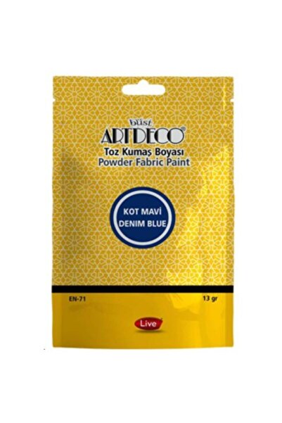 Artdeco Toz Kumaş Boyası 13gr Kot Mavi / 1109