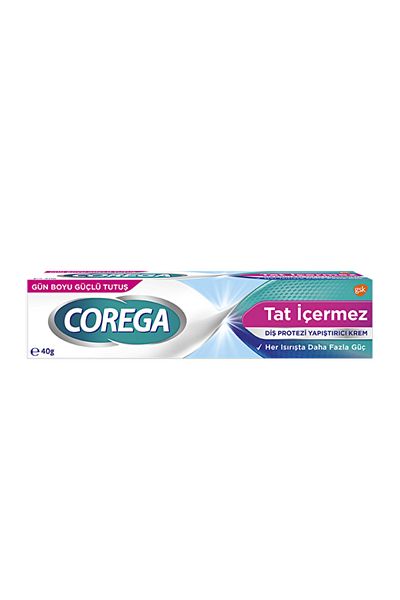 Corega Adhesive Cream 40 g Does Not Contain Taste