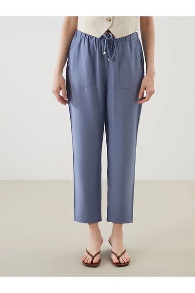 LC Waikiki Carrot Cut Women's Trousers with Elastic Waist
