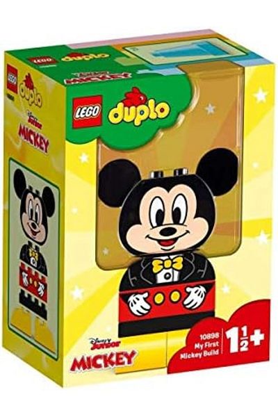 LEGO DUPLO | Disney Juniors My First Mickey Build 10898 Building Bricks (9 Pieces)