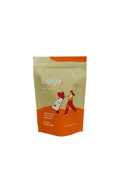 beije Organic Bamboo Standard Daily Pad 30Pcs