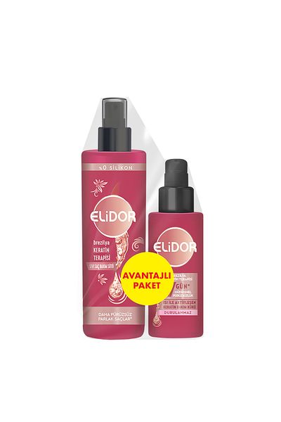 Elidor Brazilian Keratin Care Milk 200 ml + Cure 90 ml