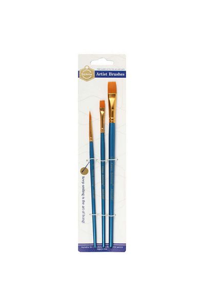 Art Tone Synthetic Brush Set 3 Pack