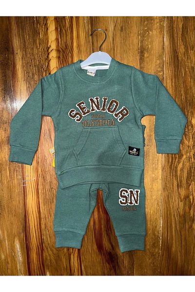 KAZAX 6-24 Months Kangaroo Pocket Senor Suit Oil