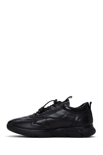 Derimod Men's Black Lace-Up Leather Casual Shoes 25Wfd640318