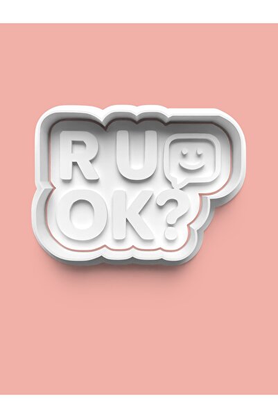 AKTASTORE هل أنت على ما يرام؟ قالب بسكويت مكتوب وقالب عجينة السكر