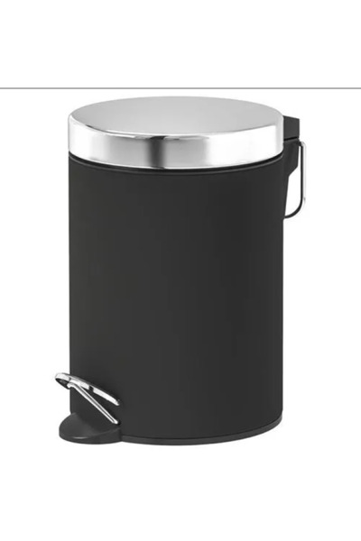 IKEA Wc, Bathroom, Kitchen, with Pedal, Steel, Trash Can, Dark Gray, 3 Lt