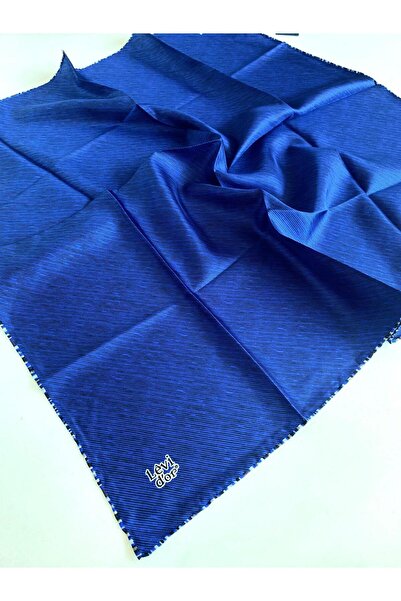 Levidor Eșarfă Tivil din mătase pură 49221 S albastru cobalt Model mixt albastru