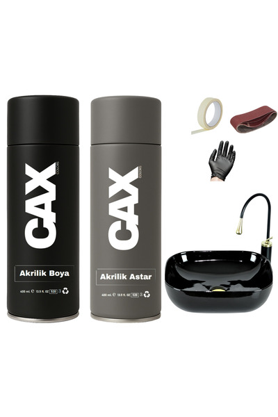 caxcolors SUYA DAYANIKLI PARLAK BEYAZ LAVABO-FAYANS-EVYE SPREY BOYASI 400 ML ...