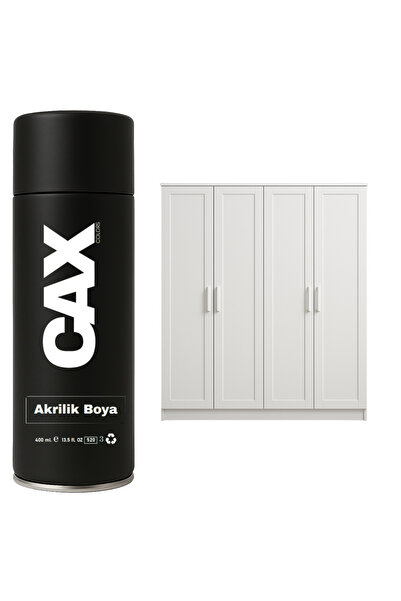caxcolors DEMİR&AHŞAP&PLASTİK DOLAP BOYASI ÖZEL YAPIM AKRİLİK SPREY BOYA 400 ML