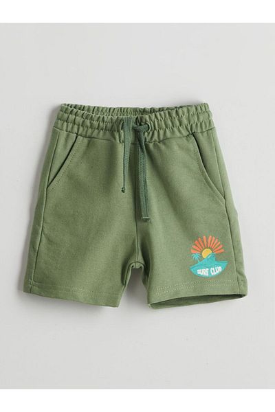 LC Waikiki LCW ECO Elastic Waist Printed Boys' Shorts