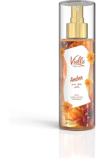 VİELLE معطر للجسم 150 مل، عنبر