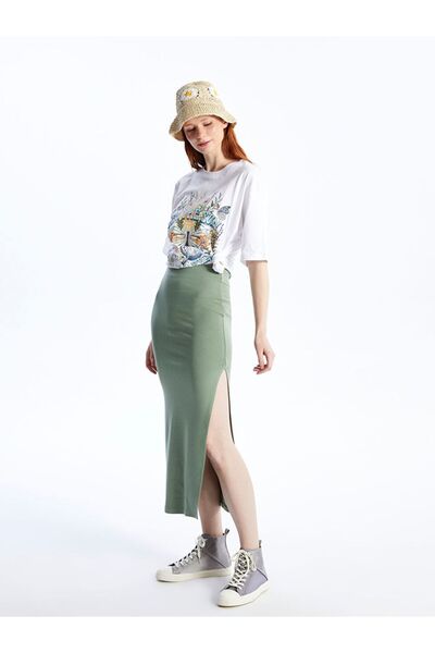 LC Waikiki Women's Extra Tight Fit Skirt