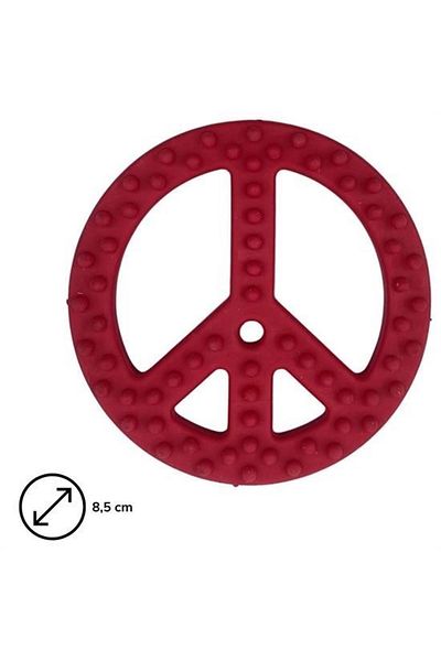 CONAHOME BUFFER® Peace Bone Colored Tooth Cleaning Cat Dog Activity Toy