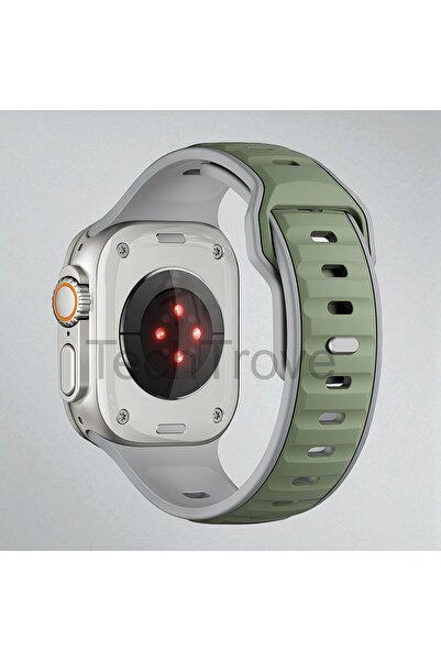 TechTrove Apple Watch Ultra 49mm Kordon Silikon Strap Kayış