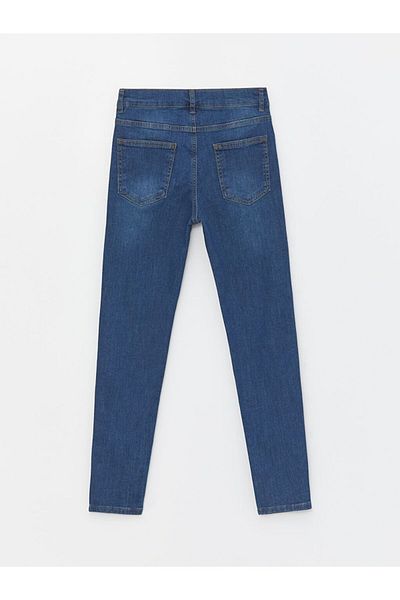 LC Waikiki Lcw Kids Boy's Jeans Trousers with Adjustable Elastic Waist