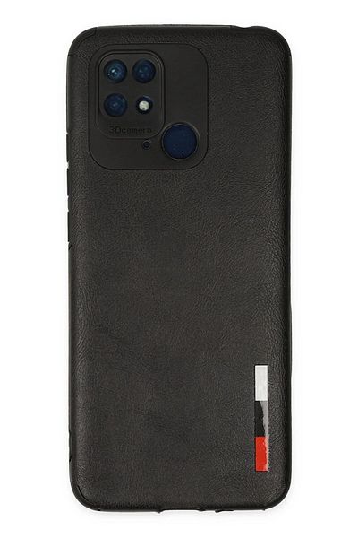 CepteToptan حافظة هاتف Xiaomi Redmi 10C حلقة جلد سيليكون - أسود - MKİ3888-1387