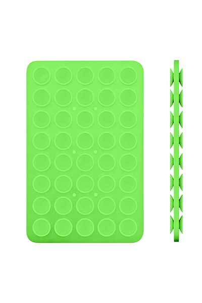 Choice Green-1PC Double Sided Silicone Suction Cup Phone Case Detachable Stand Silicone Rubber Sucker Pad F