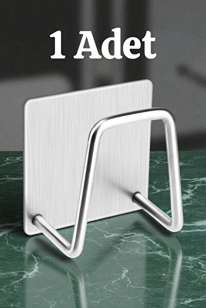 katilus Paslanmaz Çelik Bulaşık Sünger Tutucu Bulaşık Süngeri Tutacağı Yapışk...