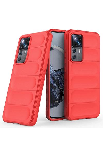 CepteToptan حافظة هاتف Xiaomi Mi 12T Pro من السيليكون المثالي - أحمر - MKİ8823-4024