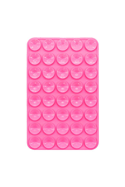 Choice Pink-1PC Double Sided Silicone Suction Cup Phone Case Detachable Stand...