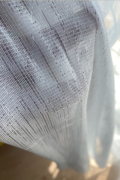 Lena Maison Gümüş Simli Tül Perde Ütü İstemez