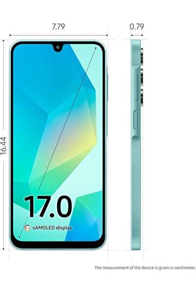 Samsung Galaxy A16 5G, Dual SIM 4GB RAM 128GB ROM Light Green -n