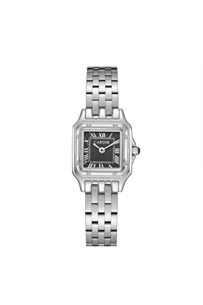 CARDIR ساعة نسائية انيقة بسوار وعقارب من الستيل
