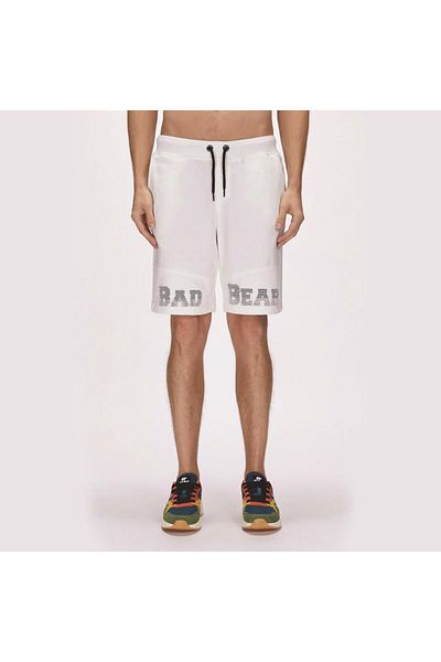 Bad Bear Grid Men's Shorts - Off White